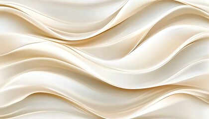 Obraz premium Elegant Creamy White Wavy Texture Background Design for Luxury Projects