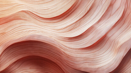 Obraz premium Pinkish beech wood texture with soft light waves for natural design concepts