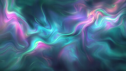 Fototapeta premium Abstract colorful waves in vibrant shades of blue, pink, and green