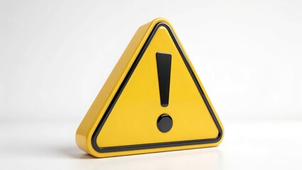 Caution Triangle Warning Sign for Safety and Risk Management