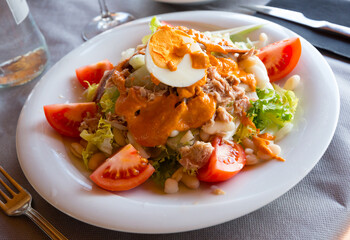 Xatonada salad - Catalan cuisine. High quality photo