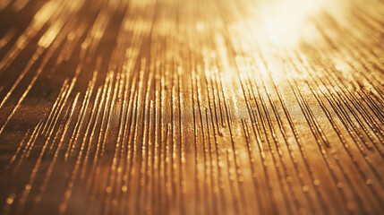 Copper texture with linear patterns and soft light for artistic design