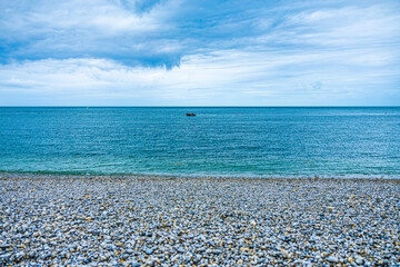 Majestic Views of Elephant Rock and Beach in Étretat, France – A Natural Marvel by the Sea