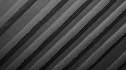 Obraz premium Diagonal ribbed grey paper texture for background or design projects
