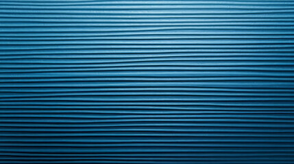 Fototapeta premium Textured horizontal ribbed blue paper for creative design and background use
