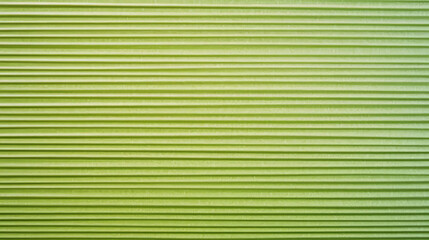 Obraz premium Textured horizontal ribbed green paper background for design projects