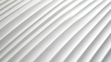 Obraz premium Abstract texture of horizontal ribbed white paper for design and background concepts