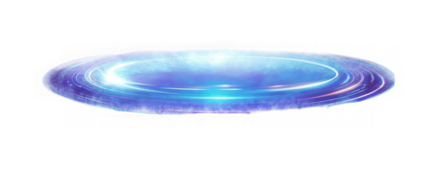 PNG Holographic wave light element blue art futuristic.
