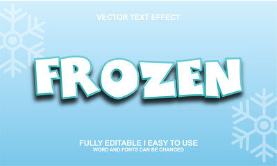 Editable Font Vector Effect