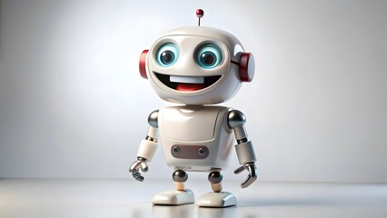 Friendly Robot Character Render