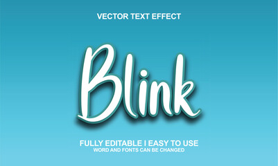 Editable Font Vector Effect