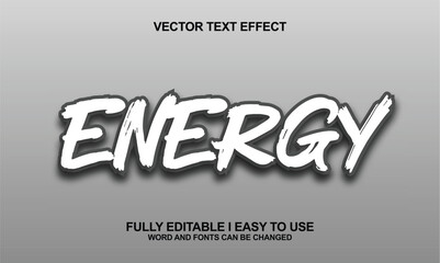 Editable 3D style text effects