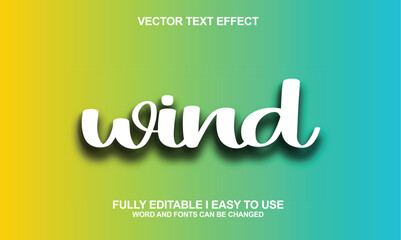 Editable 3D style text effects