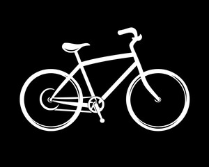 Fototapeta premium Elegant Bicycle Silhouette Design