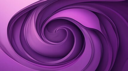 Fototapeta premium Abstract Purple Swirl: A 3D Rendered Vortex of Color AI Generated