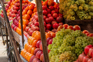 fruit stall in a market