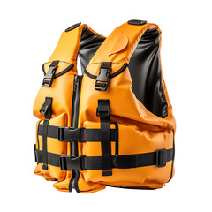 Isolated Orange Life Vest
