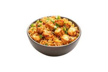 Delicious Chicken Rice Bowl Spicy Flavorful Meal