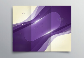 Contemporary Geometric Trifold Brochure