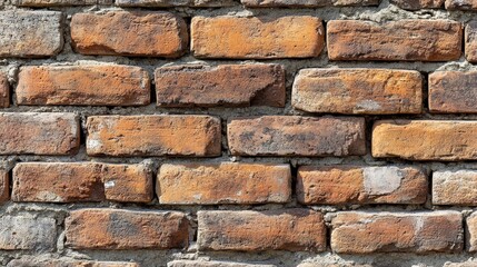 Obraz premium Detailed front view of header bond brickwork in high resolution showcasing craftsmanship