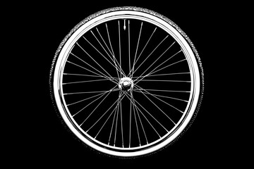 Naklejka premium Bicycle Wheel - Modern Design