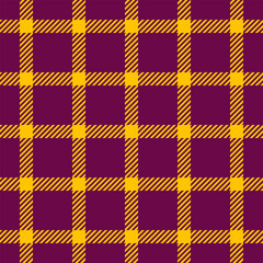 Antique pattern fabric vector, free tartan seamless plaid. Display background texture textile check in pink and golden poppy colors.