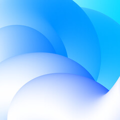 blue colors blend seamlessly in abstract forms