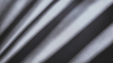 Fototapeta premium Elegant grey ribbed paper texture with rounded horizontal pattern