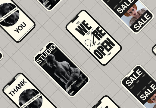 Vector Phone Composition Mockups