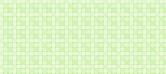 Green and white plaid fabric texture background