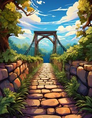 pont en pierre vers de nouvelles aventures en ia fa&ccedil;on BD