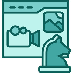 Content Strategy solid icon