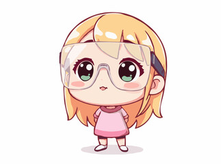 Augmented Reality Glasses Technology Concept