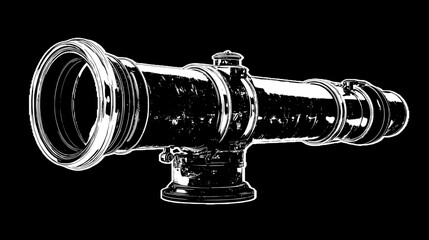 Vintage Telescope - Antique Astronomical Instrument