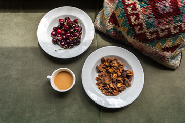 Chai, Cherries and Apricots