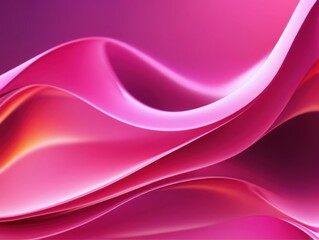 Fototapeta premium Abstract Pink and Yellow Waves