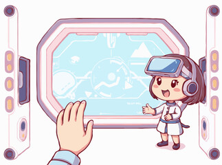 Futuristic Augmented Reality Interface Design