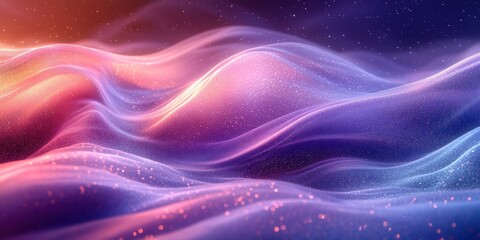 Celestial Waves: A Symphony of Color and Light