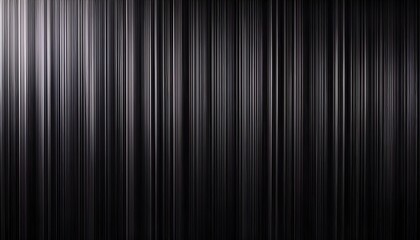 Abstract sleek black titanium brushed metal background with subtle vertical streaks. Abstract black metal wallpaper
