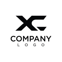 letter xc logo design for business branding