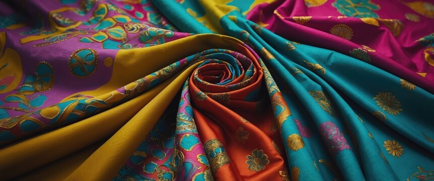 Vibrant Indian Cotton Unstitched Fabric for Stylish Shirt and Trouser Combinations in Rich Colors and Patterns