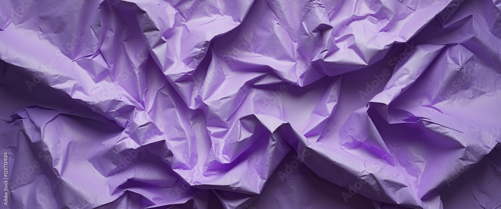 Poster crumpled lilac paper texture for creative projects showcasing unique design possibilities and artist
