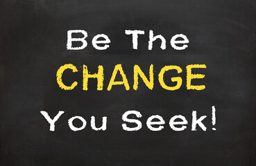 Be the Change You Seek