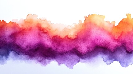 Obraz premium Vibrant Watercolor Abstract: A Symphony of Hues