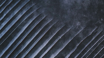 Grey ribbed paper texture with light stripes for creative background design