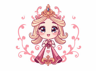 Fototapeta premium Baroque and Rococo Artistic Flourishes in Vector Illustration