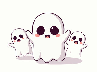 Creepy Ghostly Shadows Design Element