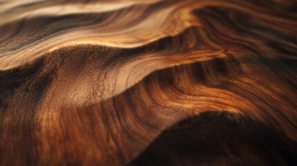 Elegant walnut texture with oiled finish and warm tones for interior design