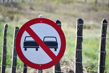 The No Overtaking sign warns of dangerous stretches where overtaking is prohibited. Respecting this...