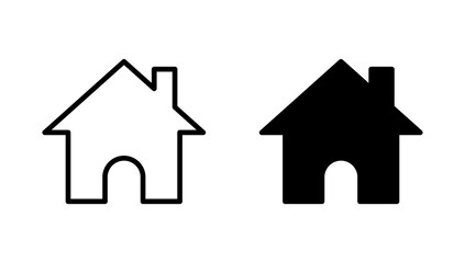 House icon vector. Home sign and symbol